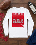 Lima Senior Boxed Mascot Long Sleeve - White
