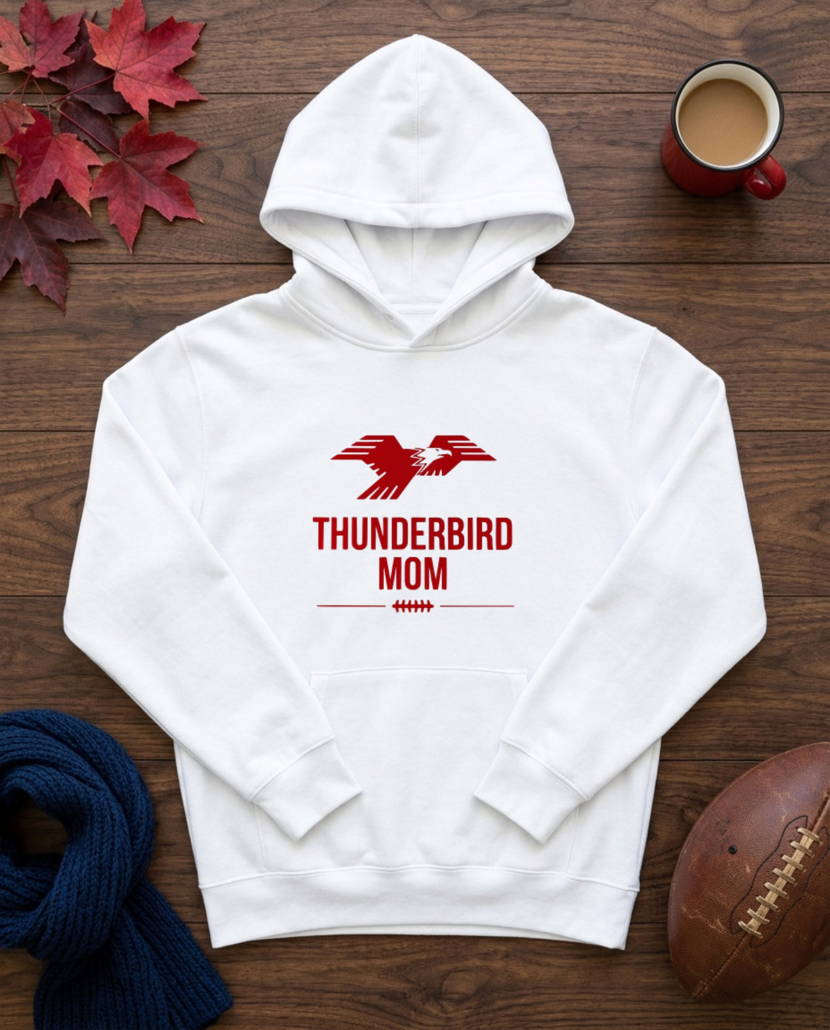 Lima Central Catholic Thunderbird Mom Youth Hoodie