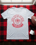 Lima Central Catholic Crest Badge Tee - Sport Grey