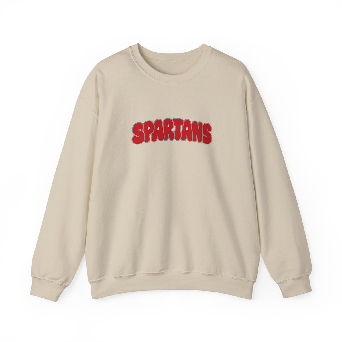 Lima Senior Spartans Bubble Crewneck