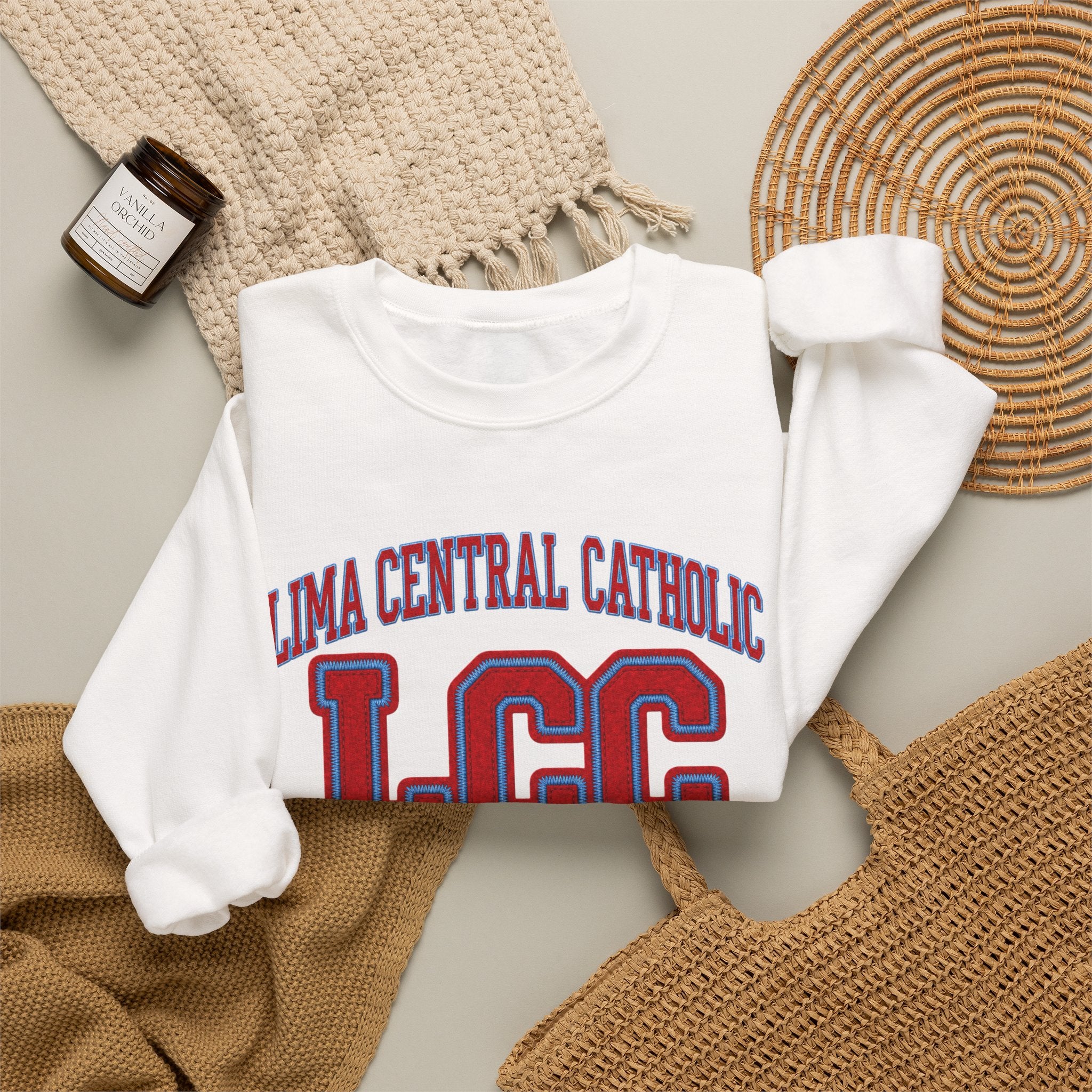Lima Central Catholic Varsity Lockup Crewneck
