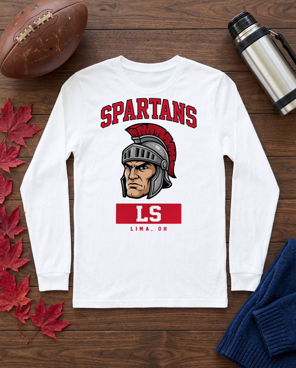 Lima Senior Campus Icon Long Sleeve - White