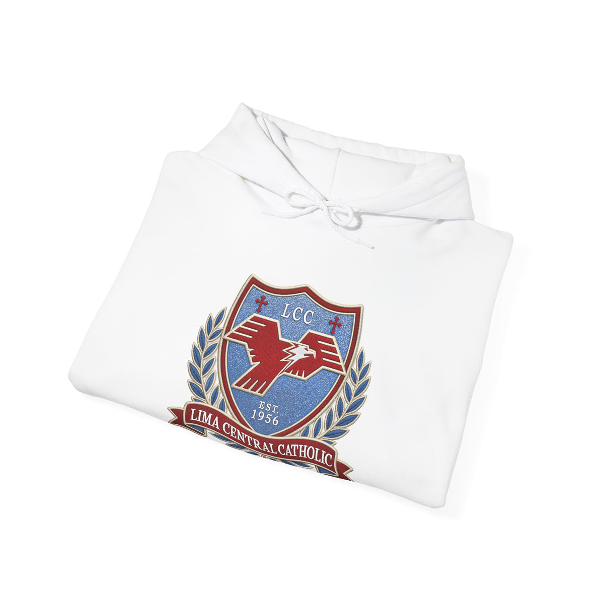 Lima Central Catholic Heritage Crest Hoodie