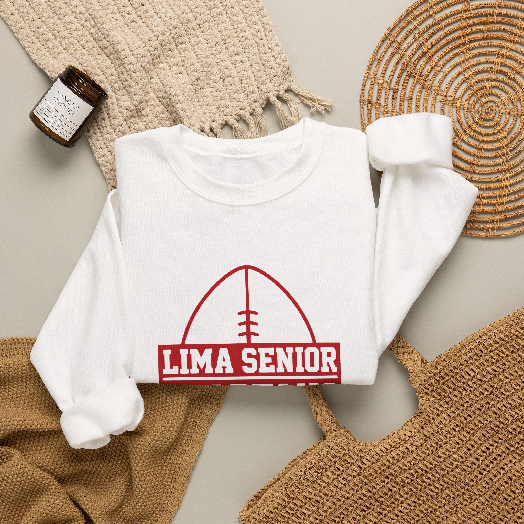Lima Senior Gridiron Crewneck