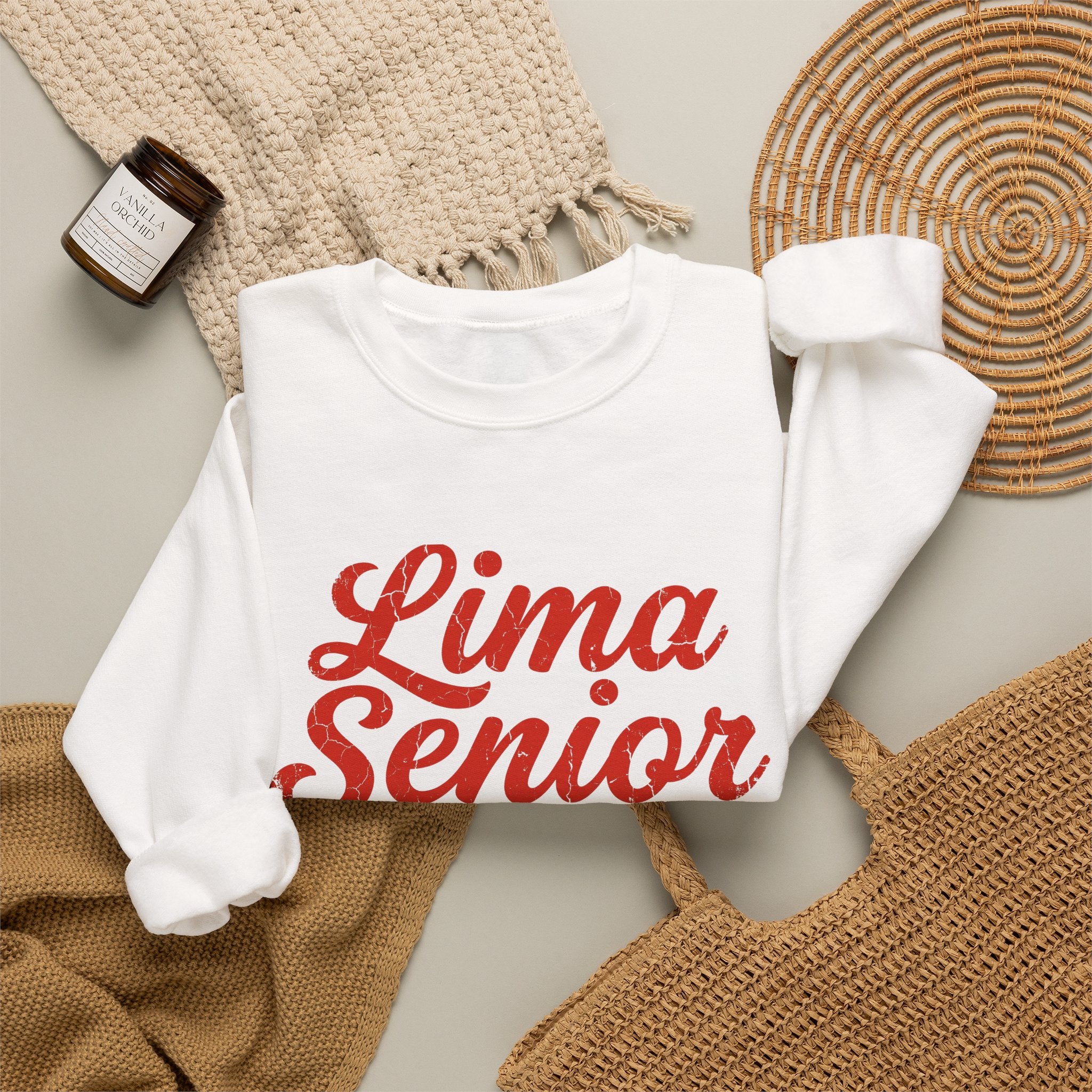 Lima Senior Heritage Script Crewneck