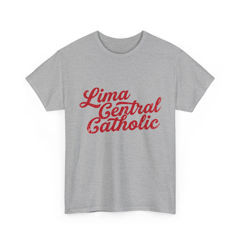 Lima Central Catholic Heritage Script Tee