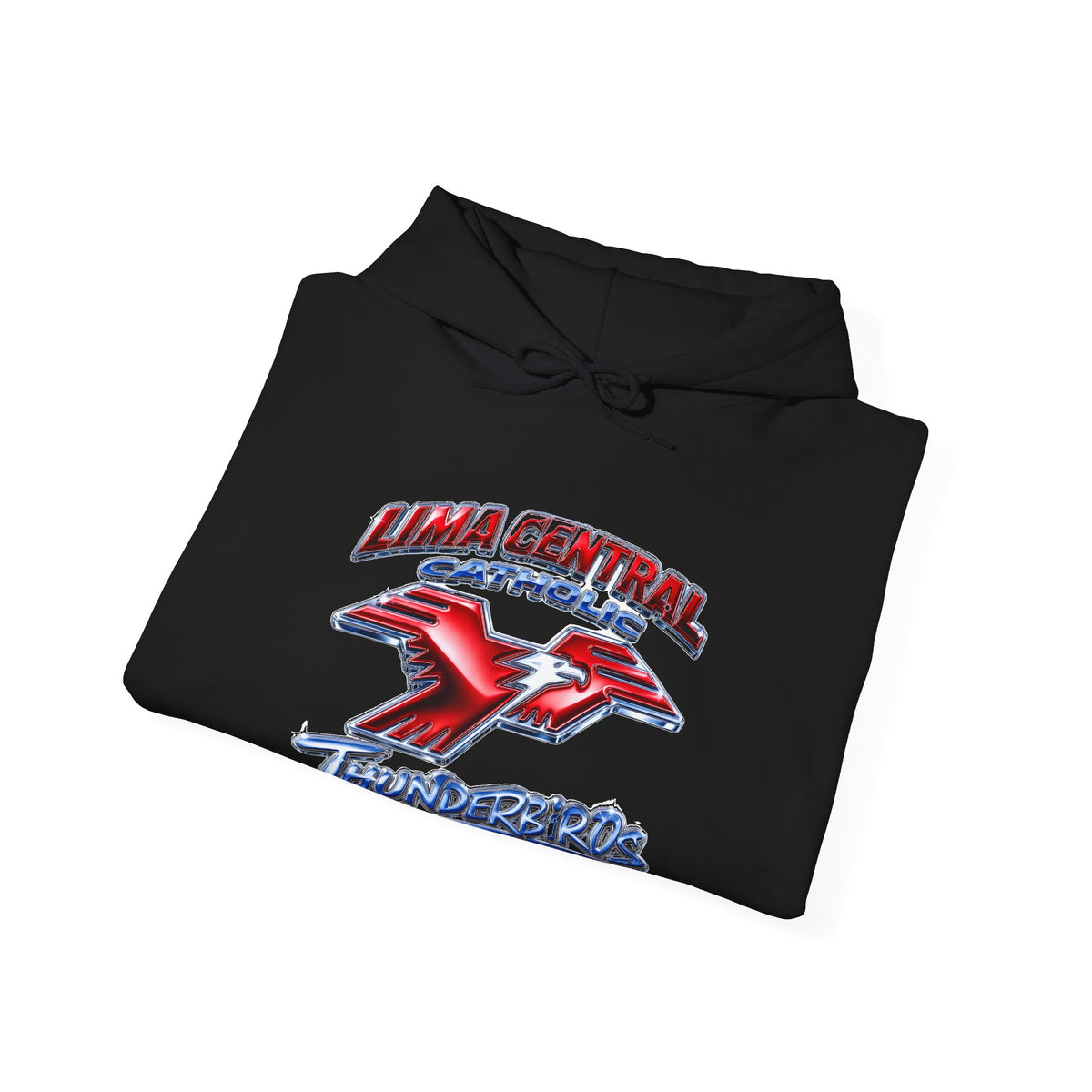 Lima Central Catholic Chrome Y2k Hoodie