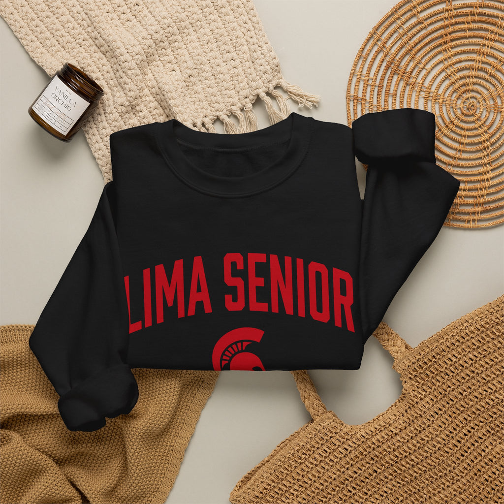 Lima Senior Football Stack Crewneck