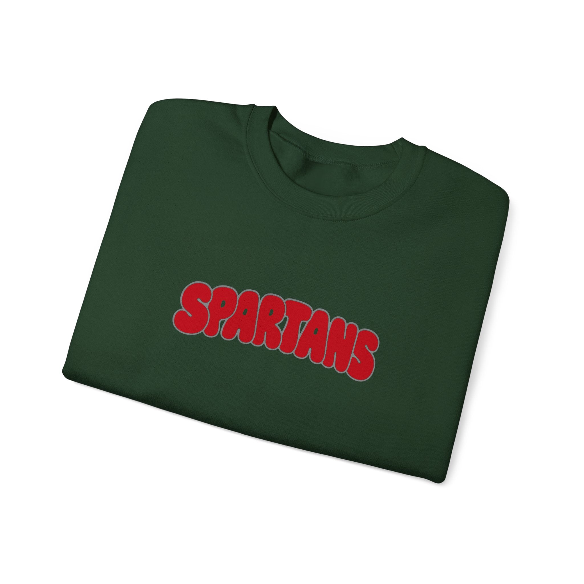 Lima Senior Spartans Bubble Crewneck