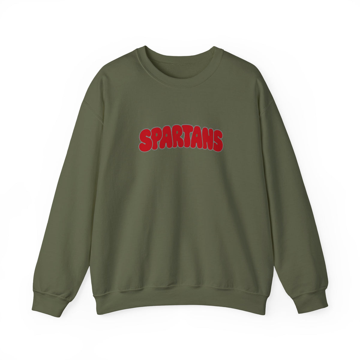 Lima Senior Spartans Bubble Crewneck