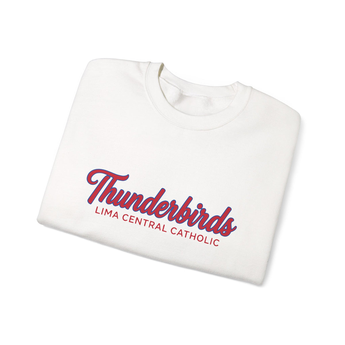 Lima Central Catholic Vintage Script Crewneck