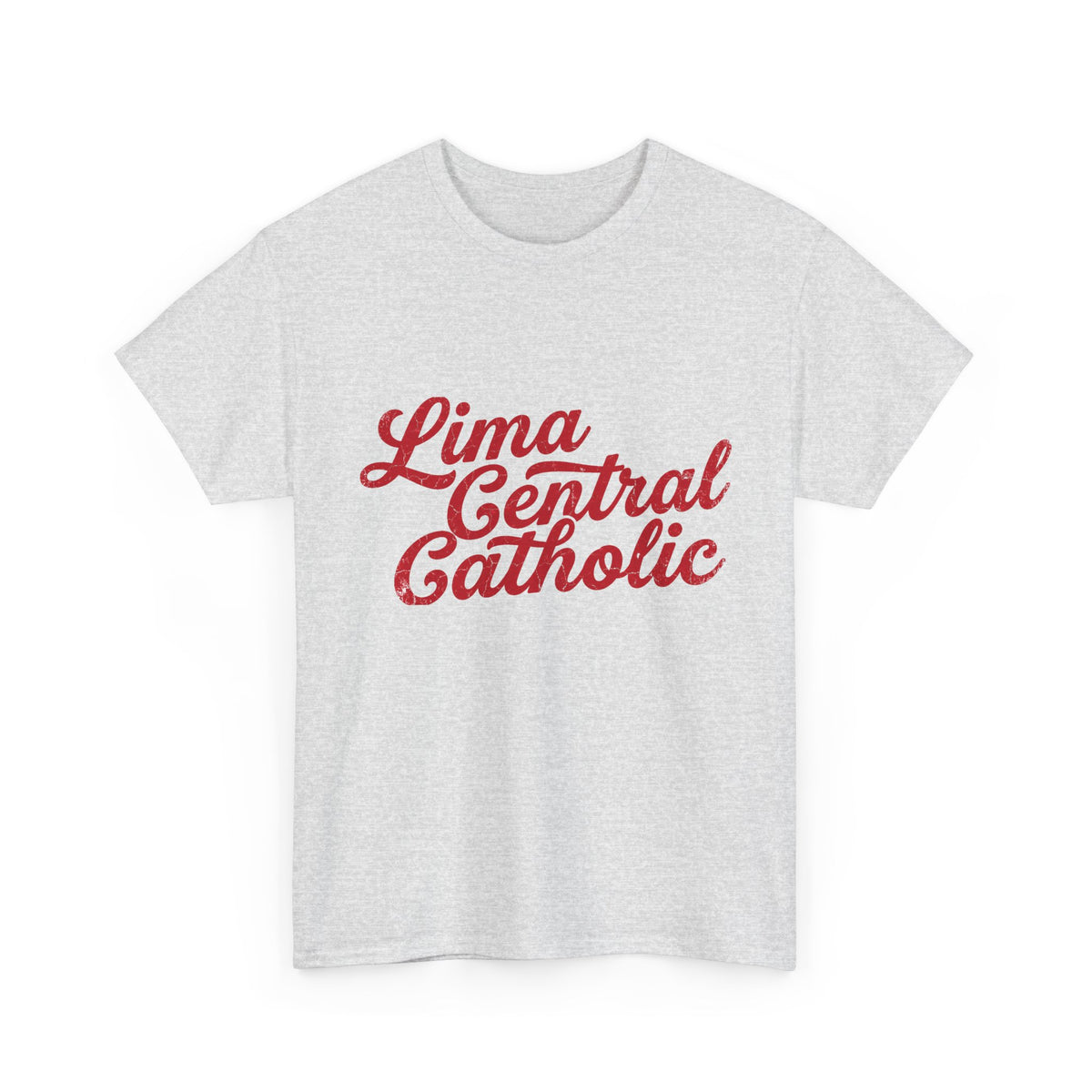 Lima Central Catholic Heritage Script Tee