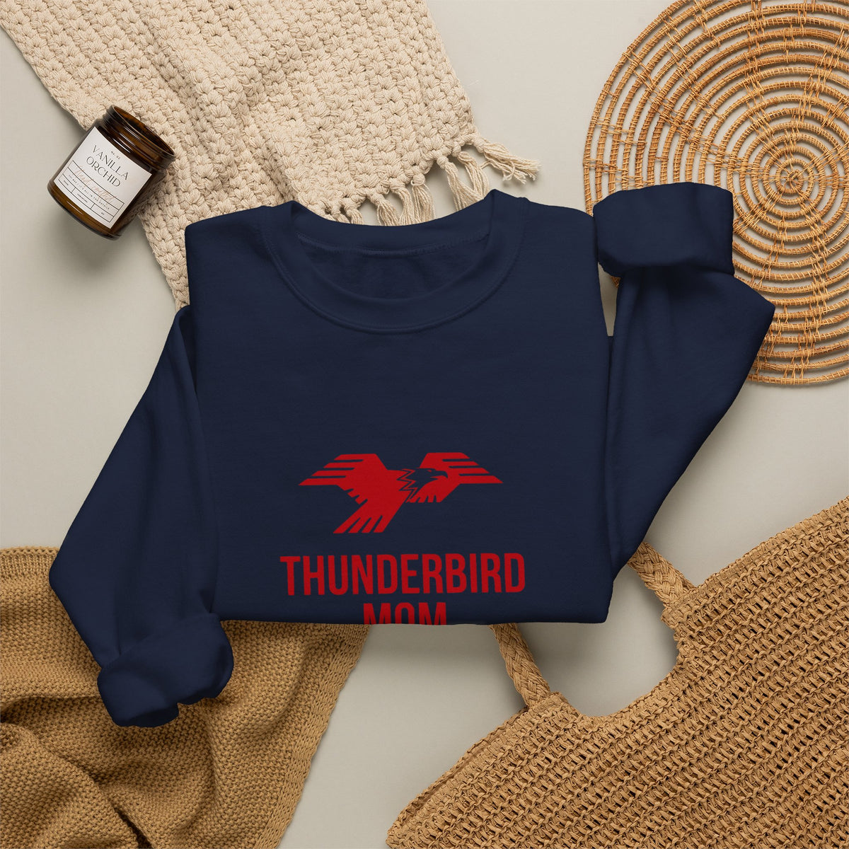 Lima Central Catholic Thunderbird Mom Crewneck