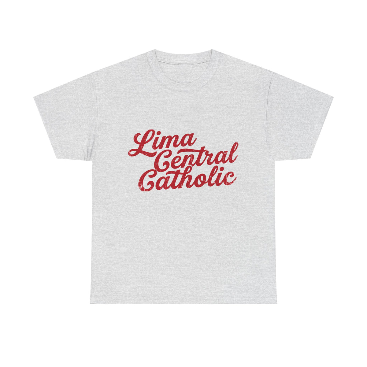 Lima Central Catholic Heritage Script Tee