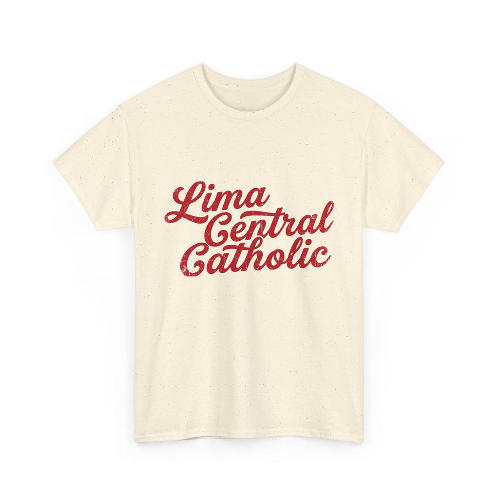 Lima Central Catholic Heritage Script Tee