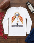 Lima Central Catholic Retro Stadium Lights Long Sleeve - White