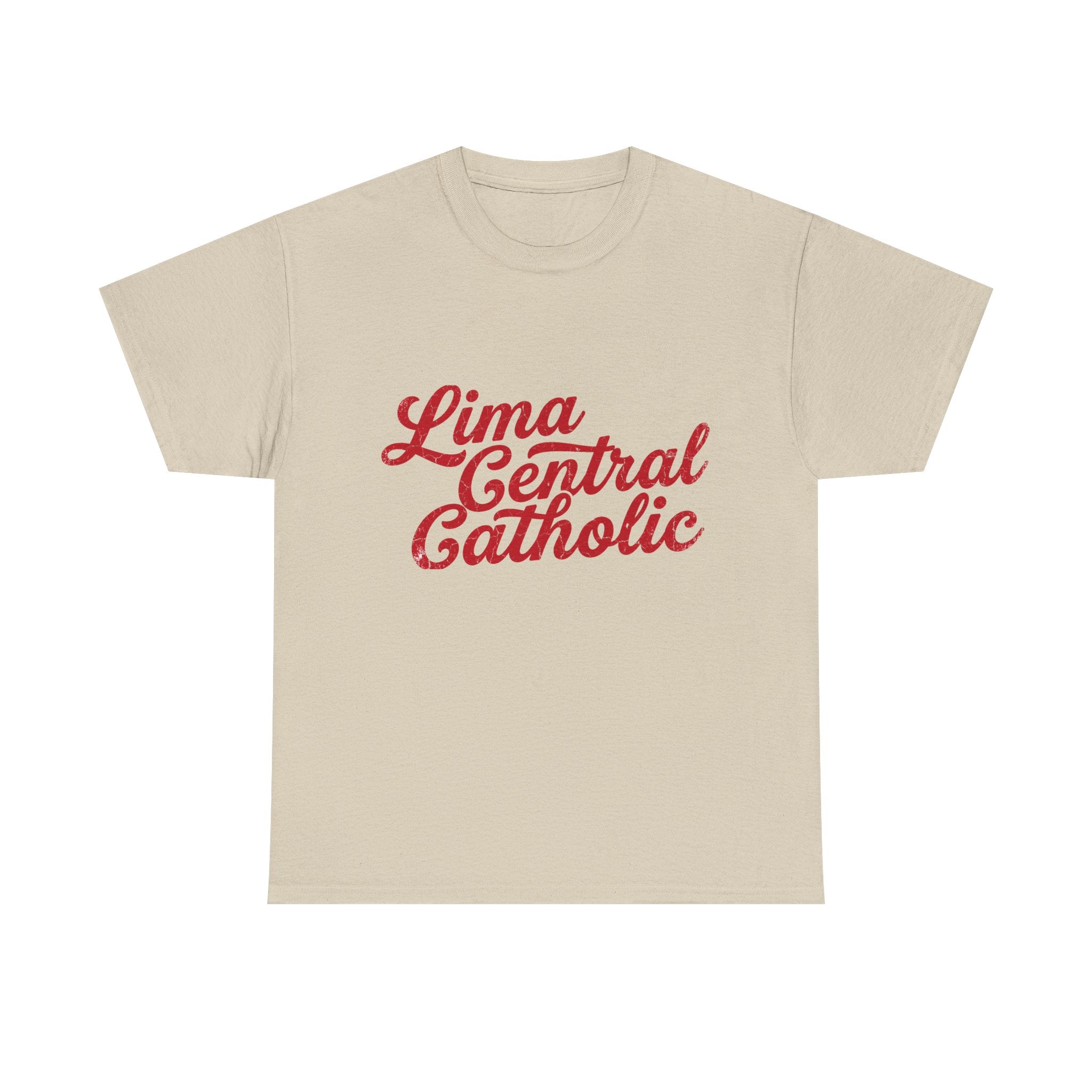Lima Central Catholic Heritage Script Tee