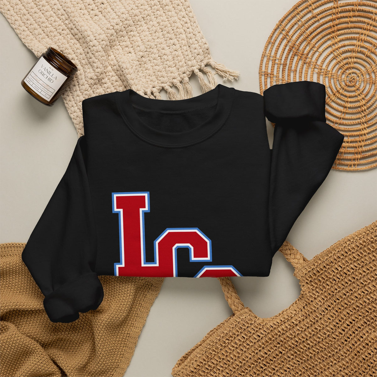 Lima Central Catholic LCC Monogram Crewneck