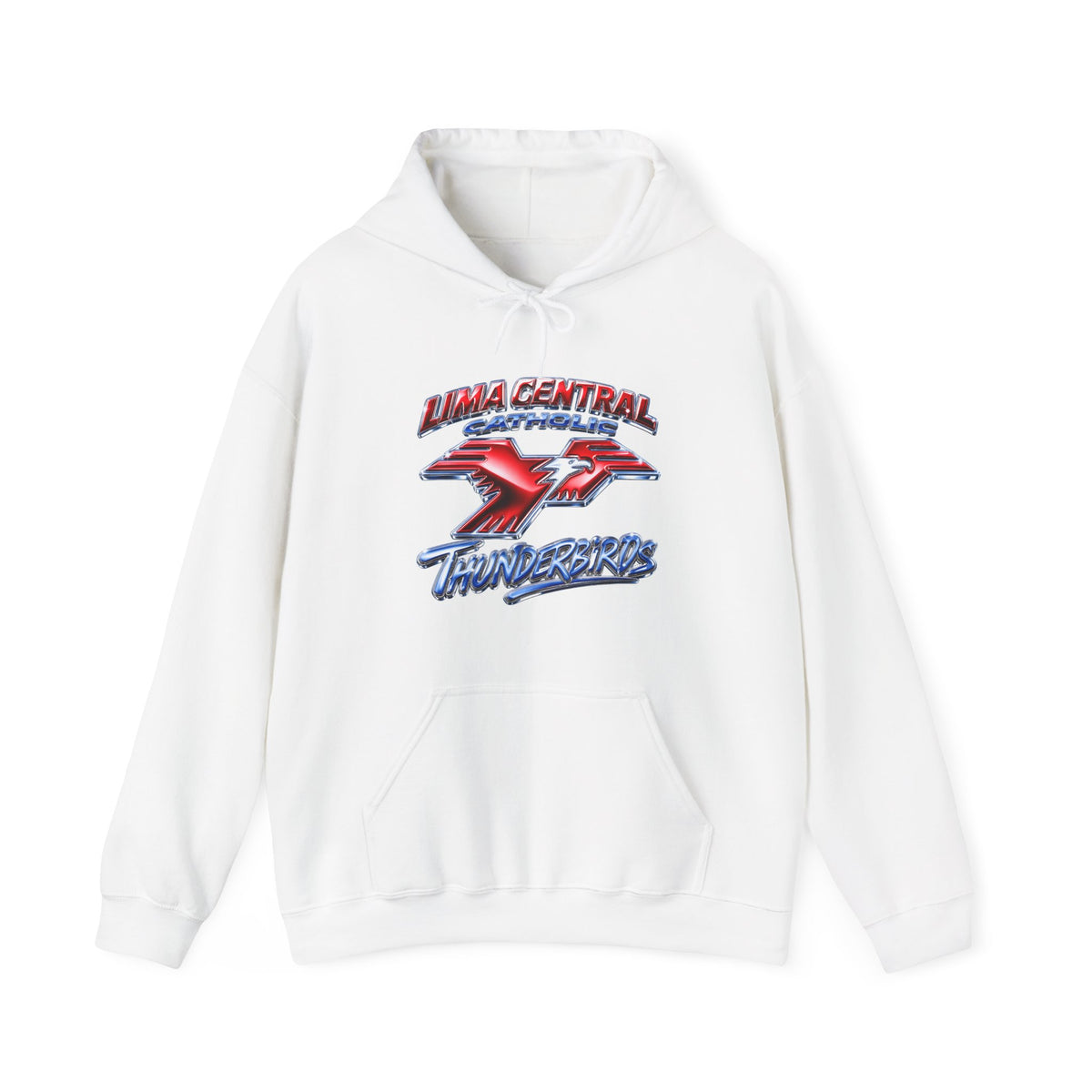 Lima Central Catholic Chrome Y2k Hoodie