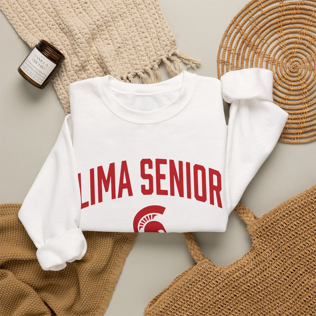 Lima Senior Football Stack Crewneck