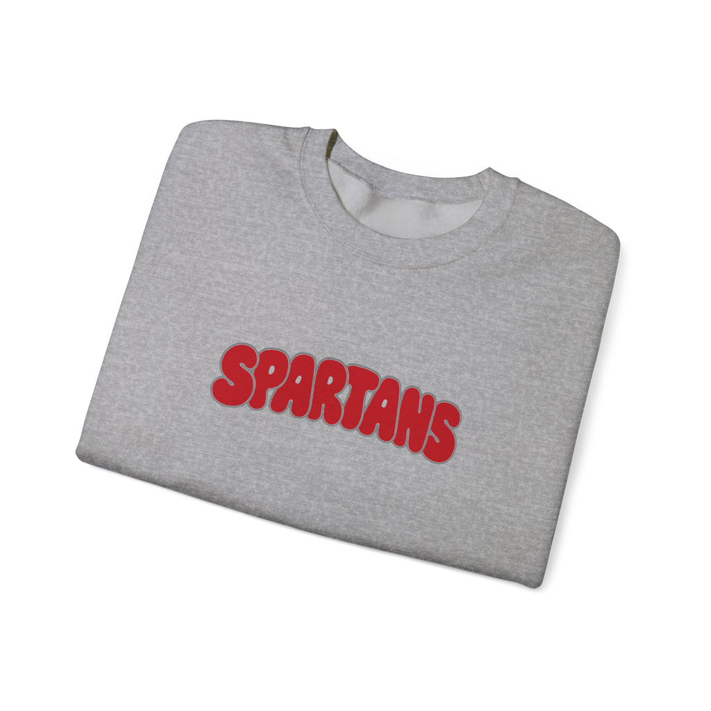 Lima Senior Spartans Bubble Crewneck