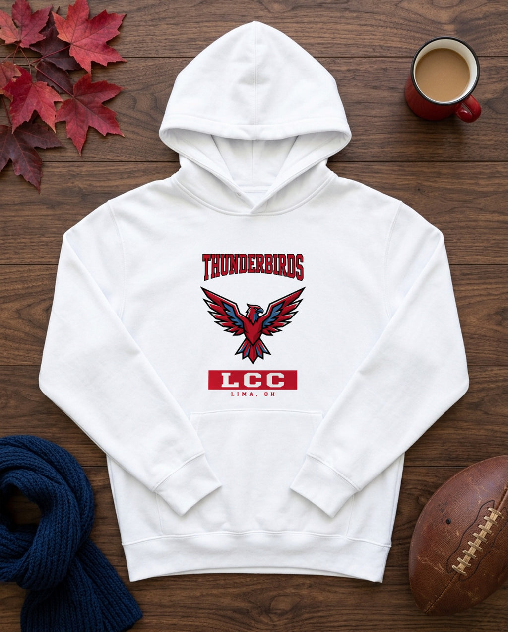 Lima Central Catholic Campus Icon Hoodie
