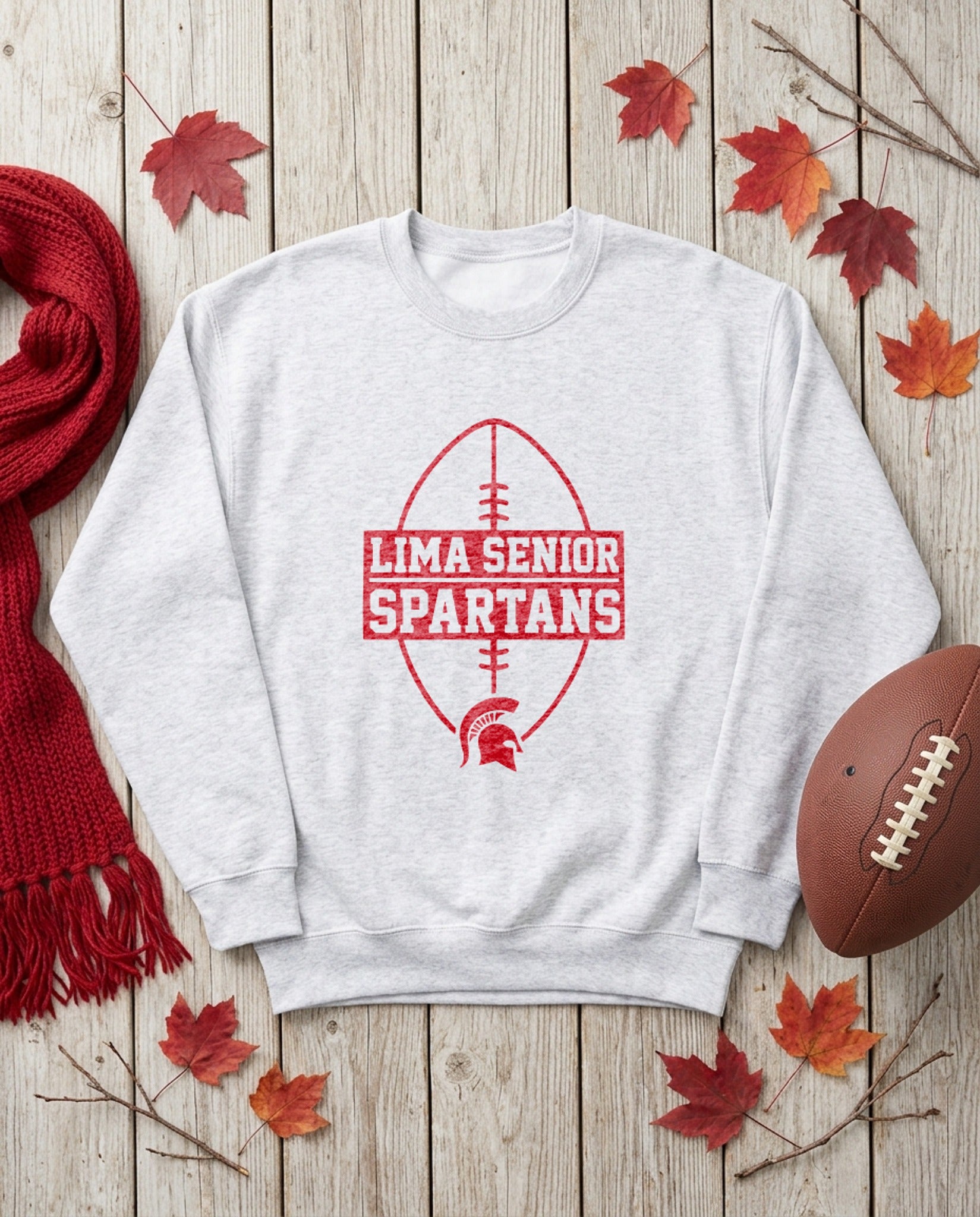 Lima Senior Gridiron Crewneck - Sport Grey