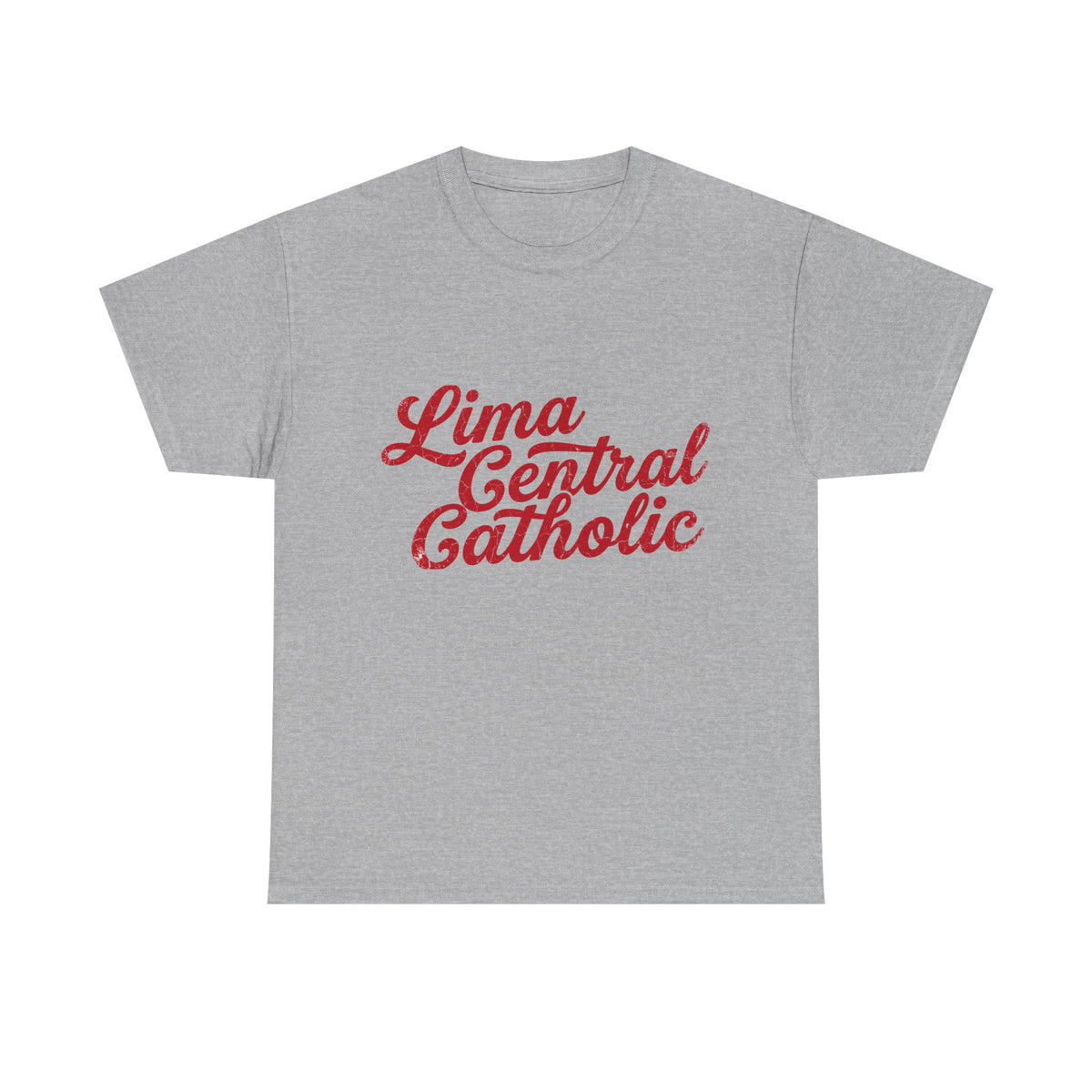 Lima Central Catholic Heritage Script Tee