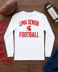 Lima Senior Football Stack Long Sleeve - White