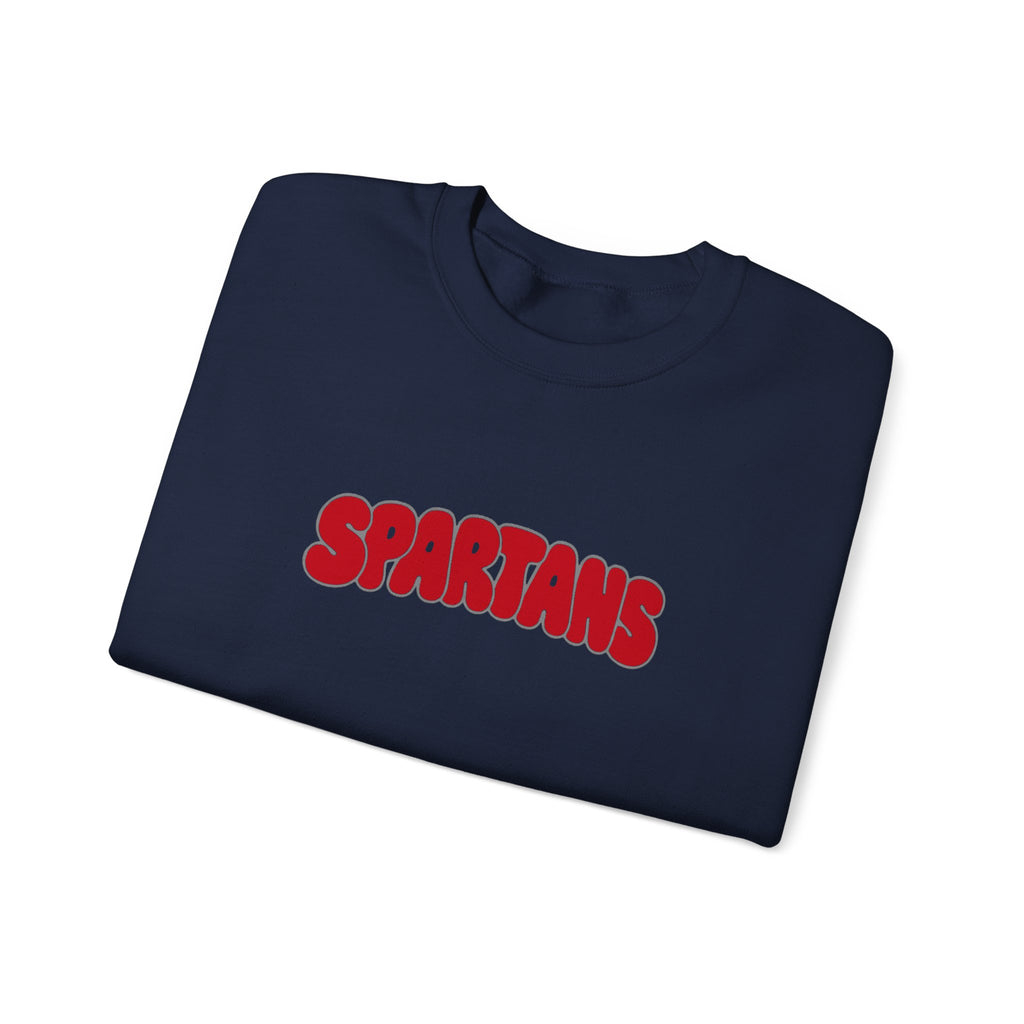 Lima Senior Spartans Bubble Crewneck