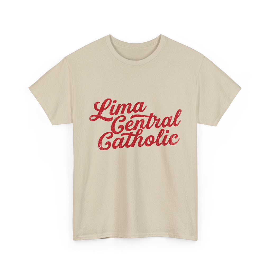 Lima Central Catholic Heritage Script Tee