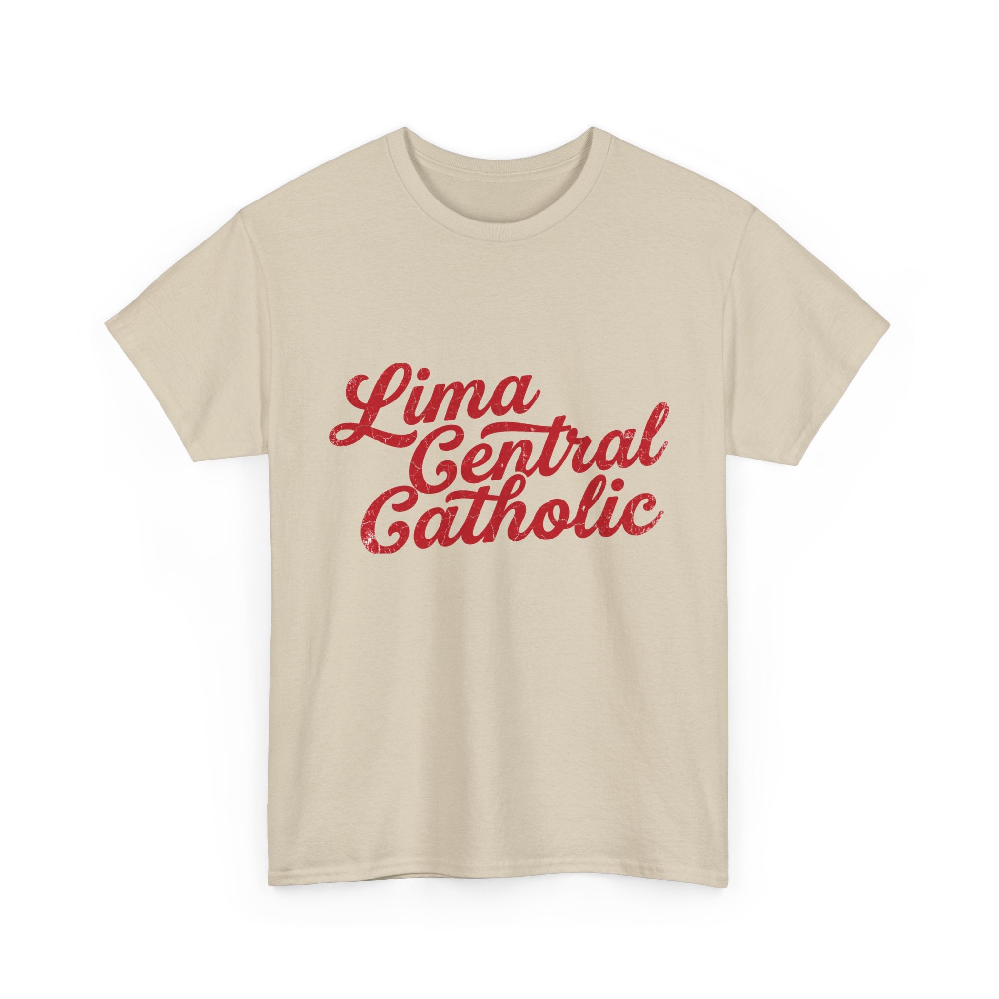 Lima Central Catholic Heritage Script Tee