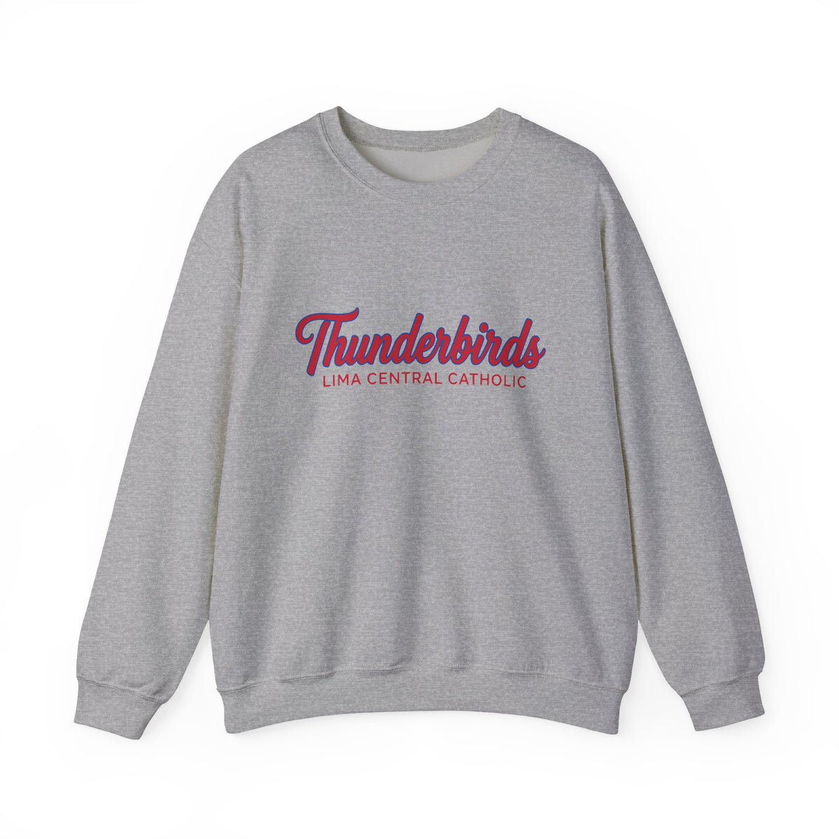 Lima Central Catholic Vintage Script Crewneck