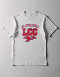Lima Central Catholic Varsity Lockup Youth Tee - White