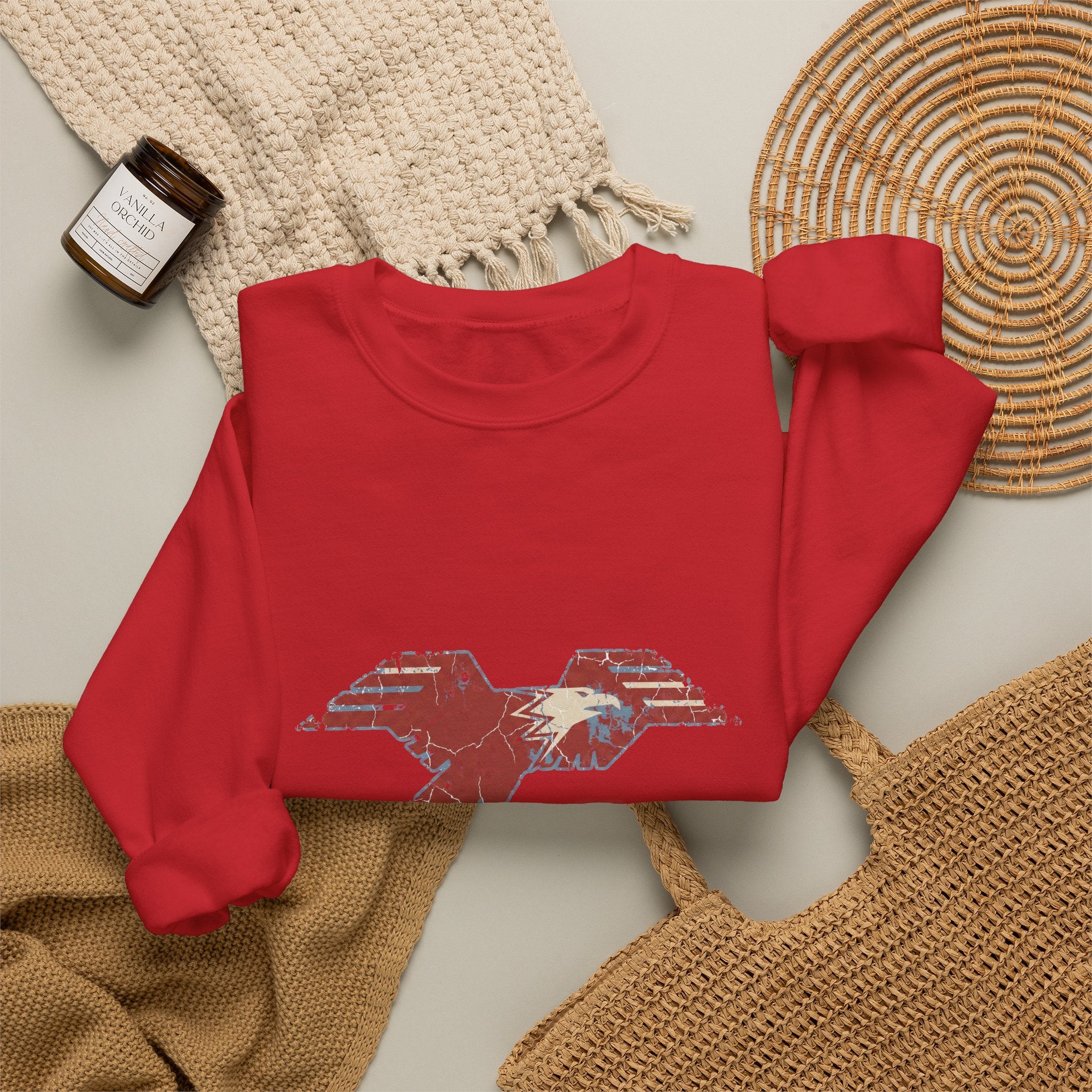 Lima Central Catholic Vintage Mark Crewneck