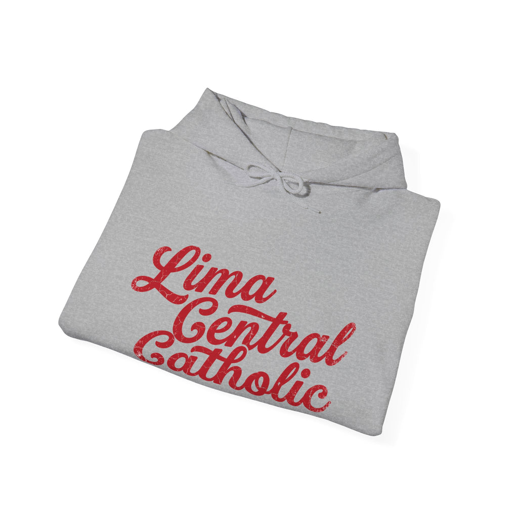 Lima Central Catholic Heritage Script Hoodie