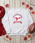 Lima Central Catholic Football Crest Crewneck - Sport Grey
