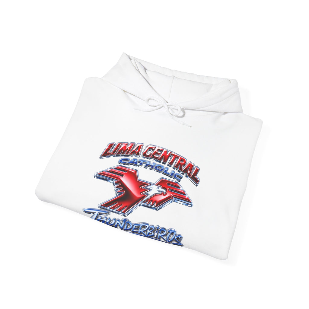 Lima Central Catholic Chrome Y2k Hoodie