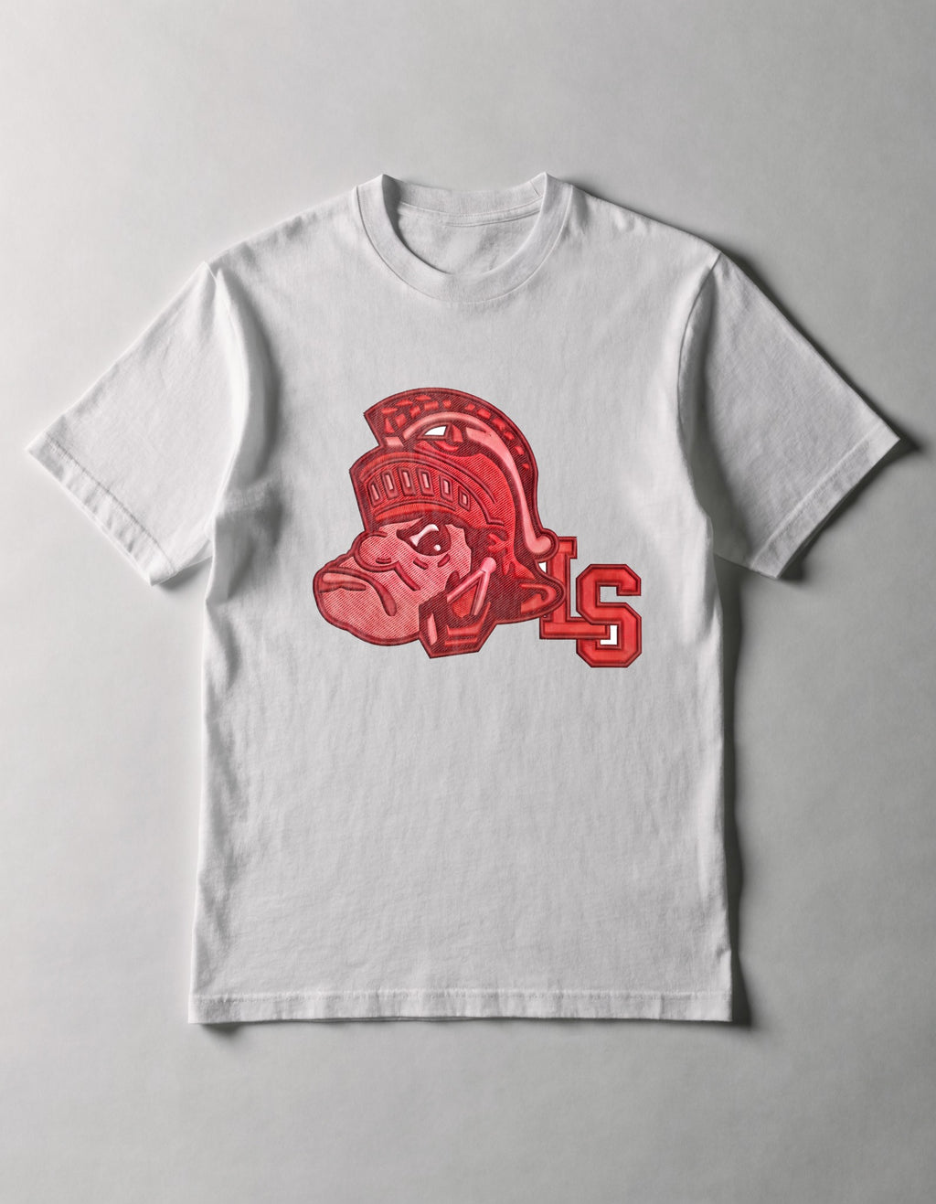Lima Senior Tone-on-Tone Mark Tee - White