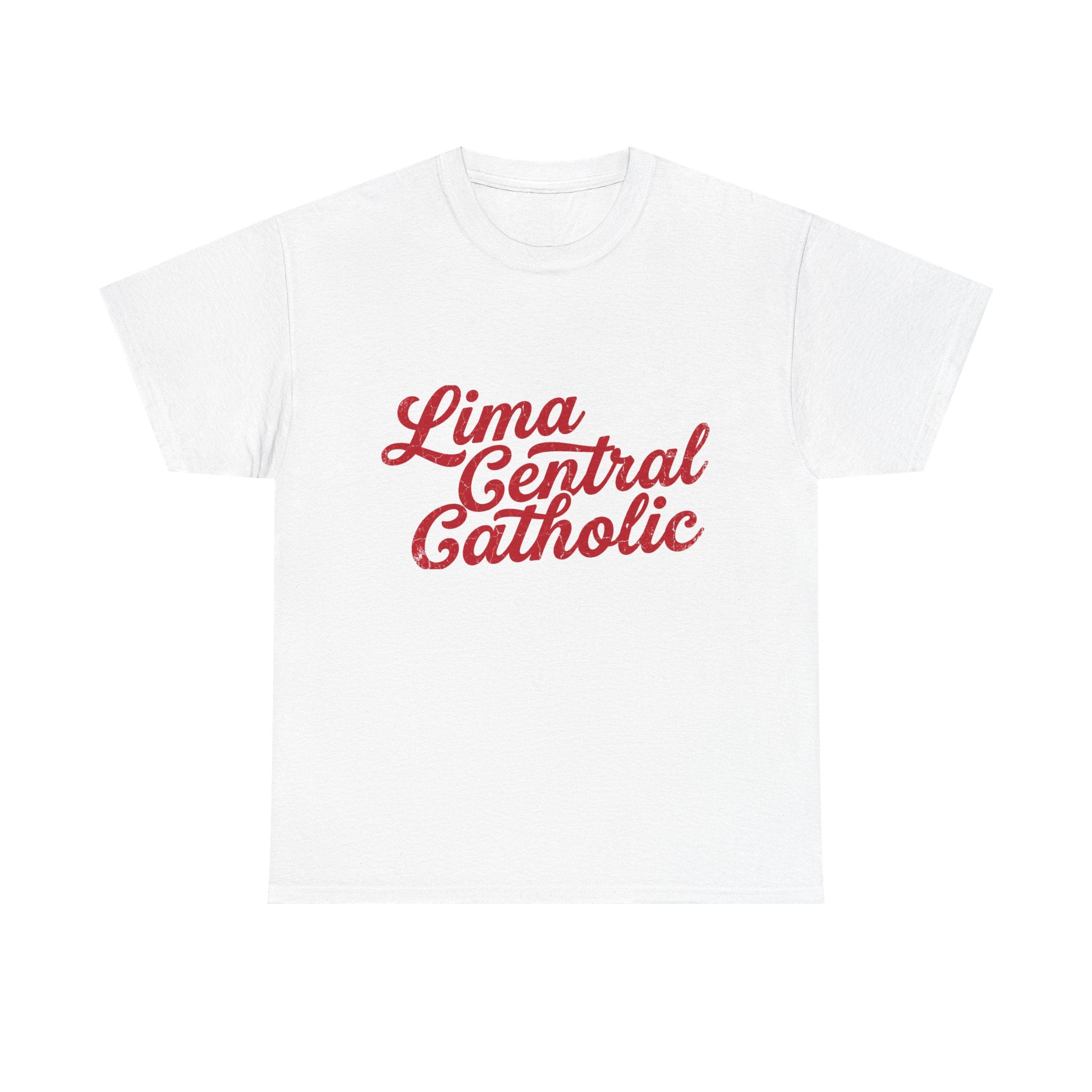 Lima Central Catholic Heritage Script Tee
