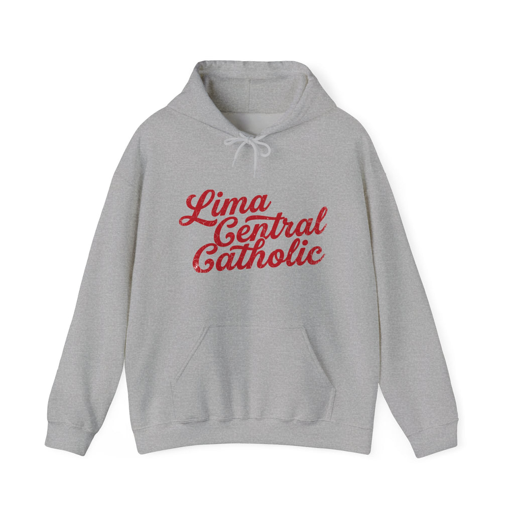 Lima Central Catholic Heritage Script Hoodie