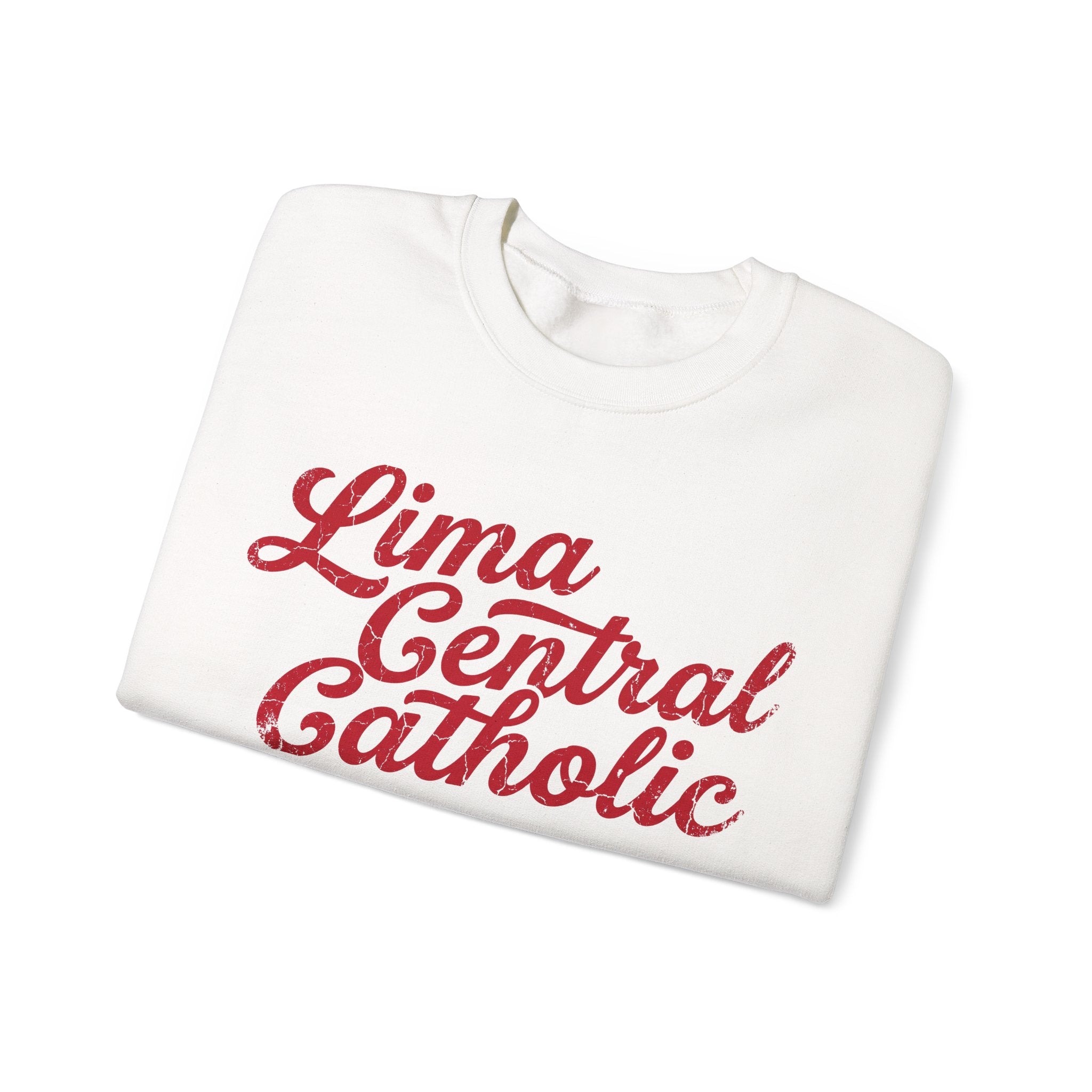Lima Central Catholic Script Crewneck