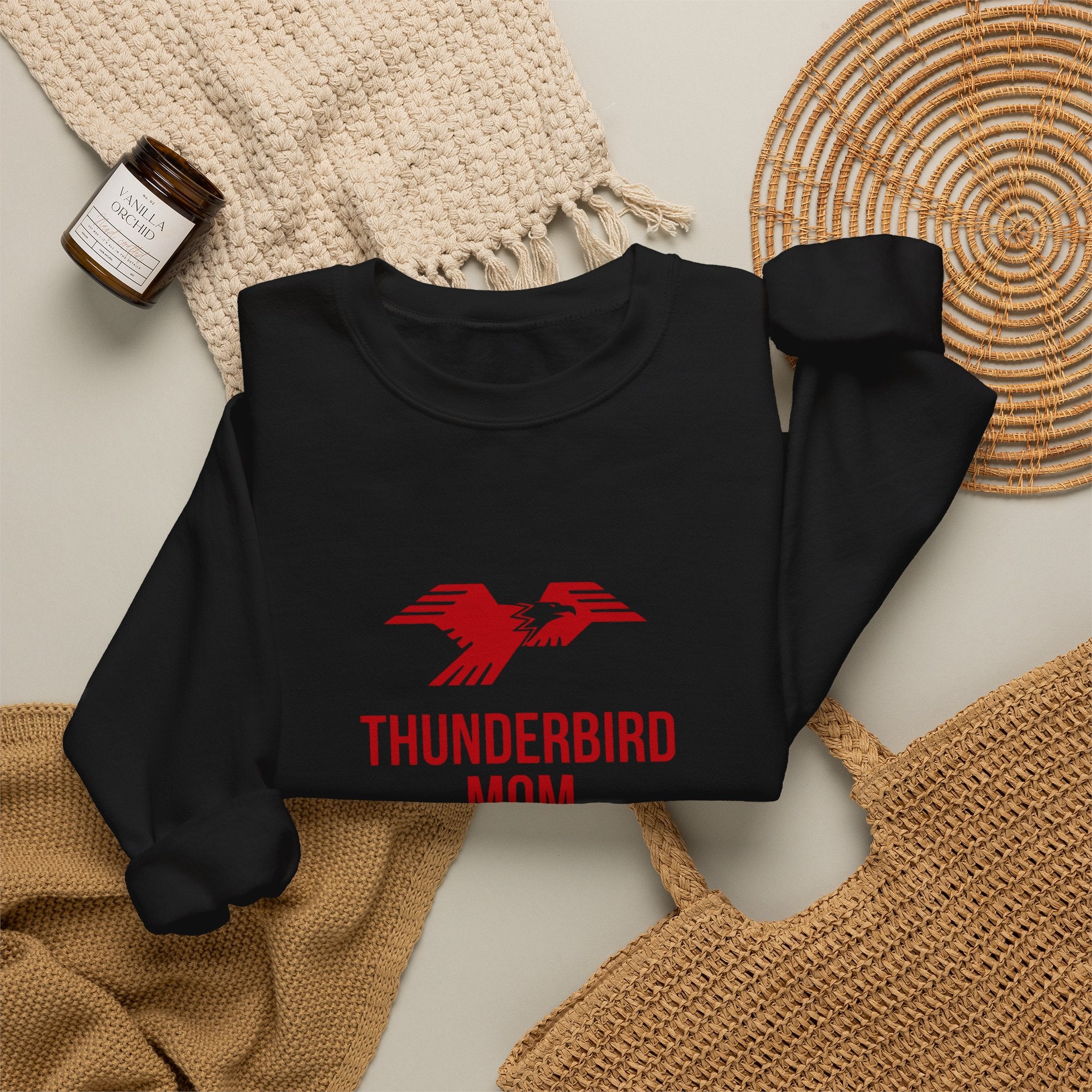 Lima Central Catholic Thunderbird Mom Crewneck