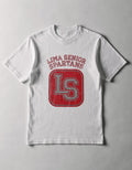 Lima Senior Varsity Lockup Youth Tee - White