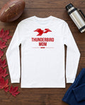 Lima Central Catholic Thunderbird Mom Long Sleeve - White