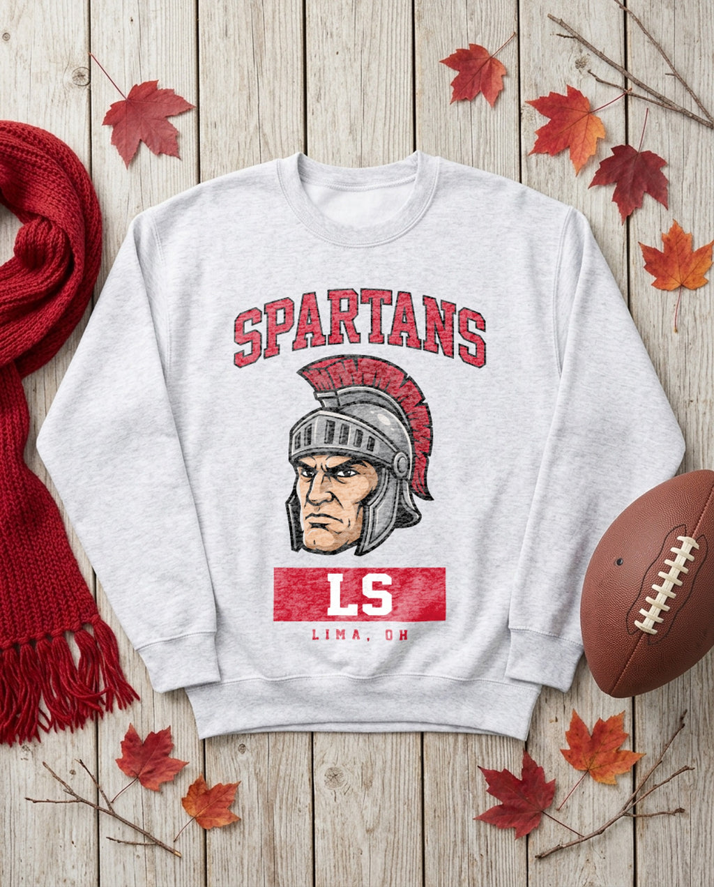 Lima Senior Campus Icon Crewneck - Sport Grey