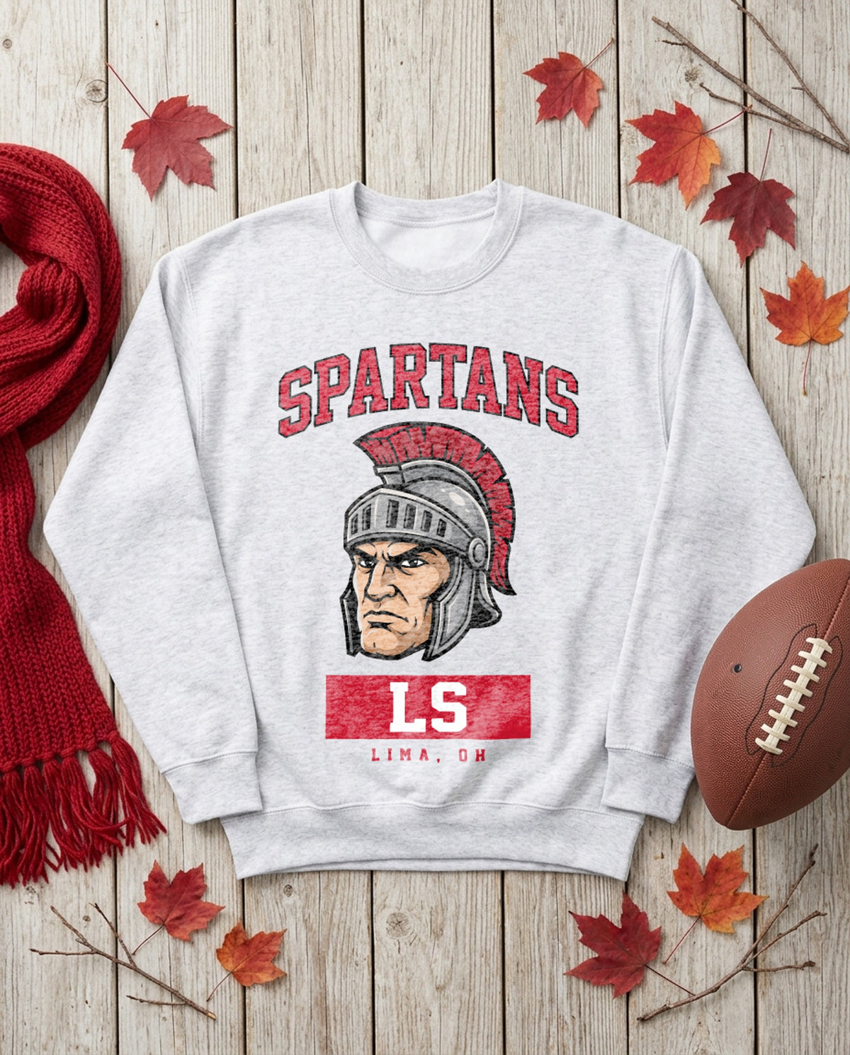 Lima Senior Campus Icon Crewneck - Sport Grey