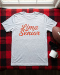 Lima Senior Heritage Script Tee - Sport Grey
