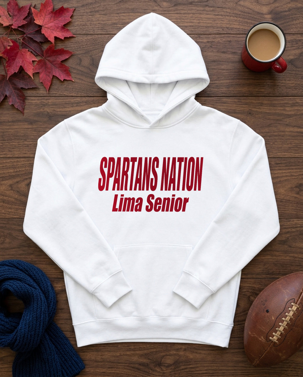 Lima Senior Nation Hoodie - White