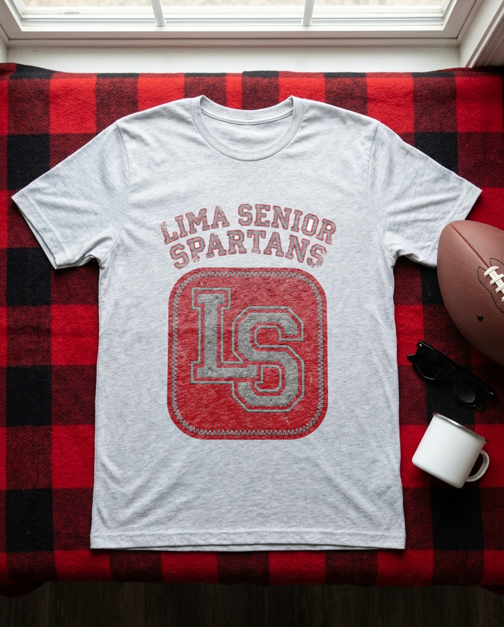 Lima Senior Varsity Lockup Tee - Sport Grey